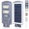 Aigostar Lampione Solare da esterno con Sensore di Movimento,Faro LED esterno con pannello solare da 100W con Telecomando,Faretti Solari Impermeabile IP65 6500K,Per Cortile,Strada(Senza staffa)