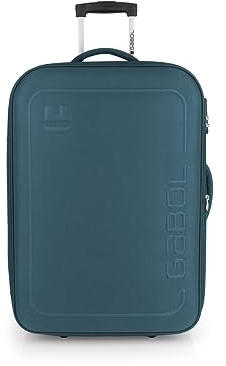 Gabol Orbit weicher mittelgroßer Koffer mit 67 l Fassungsvermögen, türkis (turquise), 44x27x66 cm, Koffer und Trolley