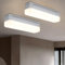 CBJKTX 2ER Deckenlampe LED Deckenleuchte Lang - Küchenlampe Decke Tageslichtlampe 20CM Wohnzimmerlampe Modern 13W Weiß Kellerlampe 4000K Schrankbeleuchtung Kleine für Schlafzimmer Küchen Büro