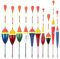 BCZR 10 Stück Schwimmer Angeln, Forellen Posen, Fischen Posen, Posen Angeln, Schwimmer Set Angeln, Posen Angeln Set, Angel-Posen, Angelposen, Für Unterschiedlich Große Fischarten(10Größe)