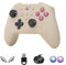AKNES Gulikit KK3 Pro Mando, 1000Hz Tasa de Sondeo para Wins, Hall Joysticks y Gatillos, Mando Inalámbrico para Windows/Switch/Android/iOS/macOS/Steam Deck, Maglev/Rotor/Vibración HD - Retro
