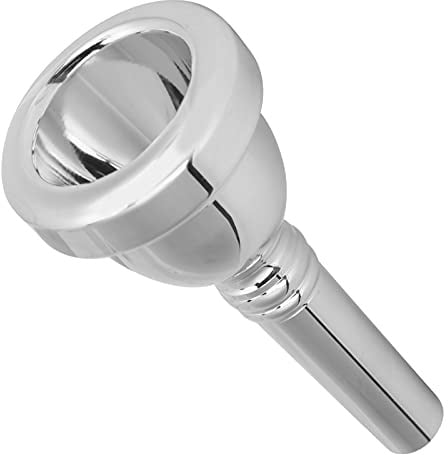 Tenorhorn-Mundstück, Standard 1/2 Zoll Kupferhorn-Mundstück Ersatz für Tenor für Posaune (SILVER)