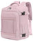 KLOSTAIN for Easyjet Cabin Bag 45x36x20 Travel Backpack Hand Luggage Carry-ons Bag Laptop Backpack Ruscksack for Airplanes Flight New Easyjet Underseat Cabin Bags Fit 14 Laptop Light Pink