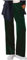 Flodxo Hose für Damen, elastische Taille, weites Bein, leger, Palazzo, gerades Bein, Jogginghose, Velours, Samt, einfarbig, Trainingshose mit Taschen, elegante Arbeitshose, armee-grün, XXL