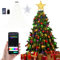BuzzoXerex Luci Albero di Natale, 2M×16 400 LED Catene Luminose per Natalizie, 8 Modalità Mantello Luci Albero di Natale per Interno Esterno Decorazioni