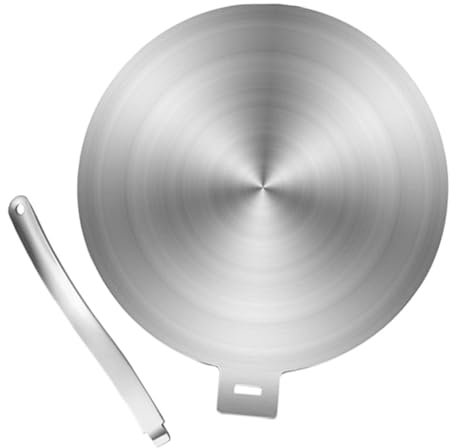 Cabilock Plaque Thermique Pour Cuisinière À Induction Diffuseur De Chaleur Pour Cuisinière À Convertisseur De Chaleur En Acier Inoxydable 9 45 Pouces