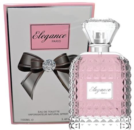 Sapphire's Choice Elegance Parfüm | Elegance Paris Eau de Toilette für Damen 100 ml | Vanille, Jasmin und holziger Duft | Elegantes Parfüm für Damen Made in China