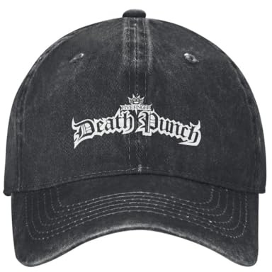 Fünf Finger Death Punch Hüte Hip Hop Hut Baumwolle Baseballkappe Verstellbarer Trucker Hut für Männer und Frauen Baumwolle, für alle Jahreszeiten