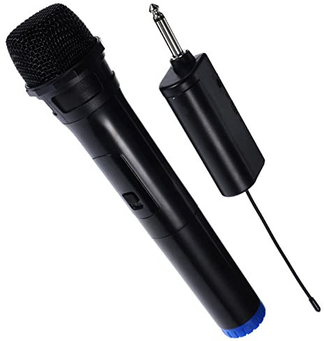 GOOHOCHY Microfono Senza Fili Portatile Per Karaoke e Canto Microfono Per Casa e Uso Esterno Compatibile Con Dispositivi Leggero Adatto Per Registrazioni e Riunioni