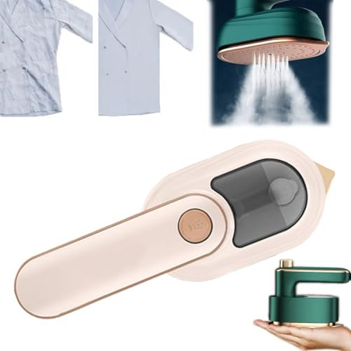 Comfy Bear Steamer, Comfybear Steamer, Handheld Steamer Iron for Clothes, Travel Steamer for Clothes Portable Mini, 180° Rotatable (Pink)