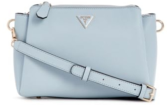GUESS Noelle II Tri Comp Crossbody Bag Misty Blue