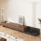 Hearthform Modern Floating TV Stand with 3 Drawers - Extendable Entertainment Unit Adjustable 200-330cm for Living Room(Walnut)