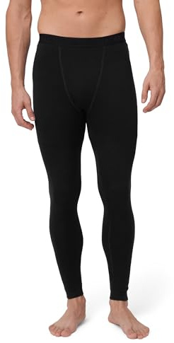 DANISH ENDURANCE Legging Thermique Mérinos Homme, 250 g/m², Froid Extrême | Legging Thermique en Laine Mérinos, 250 g/m², Chaud, Respirant et Résistant aux Odeurs, pour le Ski et le Froid Extrême