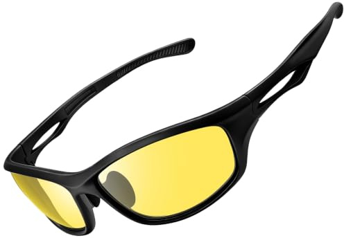 Joopin Polarisiert Sport Sonnenbrille Herren und Fahrerbrille Damen UV400 | Ultraleichter TR90-Rahmen, Stilvoll, Komfortabel, Unisex, Radfahren, Laufen, Angeln, Motorrad, Tennis, Golf, Wandern