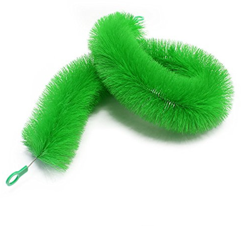Wiltec Ablaichbürste 150 cm Ø 15 cm, Laichbürste aus grünem, sehr weichem Polypropylen, Laichhilfe für Koi und Teichfische