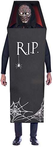 Amscan - Erwachsenenkostüm Sarg, Robe, Sarg, Halloween, Mottoparty, Karneval