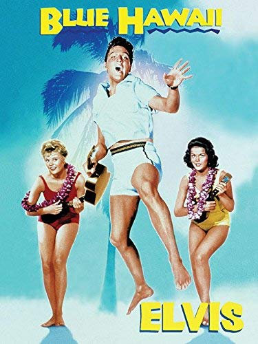 Elvis Blue Hawaii Stahl Kühlschrankmagnet (Og)