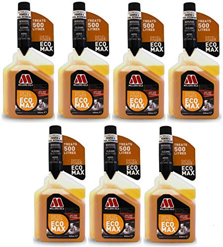 Millers Oils 7 X Diesel Power Ecomax 500ml, Fuel Additive Treatment