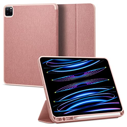 Spigen Urban Fit Compatible con iPad Pro 11 Funda con Soporte de Lápiz (2020/2018) - Rose Gold
