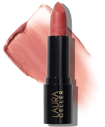 LAURA GELLER NEW YORK Italian Marble Sheer Lipstick - Dolce - Hydrating & Lightweight - Vitamin E & Caster Seed Oil - Cream Finish