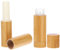 HEALLILY 4stücke Bambus Lippenstift Behälter Leere Röhren Für Diy Lippenpflege Tragbar Und Leicht Für Reisen Und Kreative Projekte