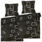 Beautissu Bettwäsche 135x200 Baumwolle 4teilig – 100% Baumwoll Bettwäsche-Sets 135x200 mit Reißverschluss – Ganzjahresbettwäsche Set 2X Bettdecken Bezug & 2X Kissenbezug 80x80 cm – Noa