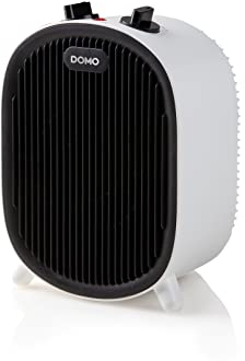 DOMO DO7325F Heizlüfter mit Ventilatorfunktion - 2000 W - weiß/schwarz