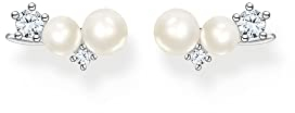 Thomas Sabo Damen Ohrstecker ear climber weiße Stein 925 Sterlingsilber H2211-167-14