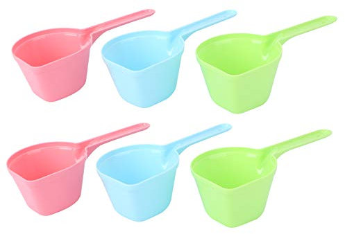 iplusmile 6 Pièces Cuillère à Mesurer Nourriture pour Animaux Gobelet Doseur pour Chien Cuillère à Nourriture Chien Mangeant Une Tasse PP Le Chat Nourriture pour Chat Et Chien