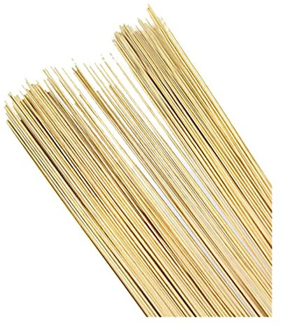 Baguettes de soudure en laiton, baguettes de soudure en argent Longueur 50 cm Fil à souder en or Baguettes de brasage en métal for la fabrication de bijoux Diamètre de soudure facile 0,5/0,7/1/1,2/1,5