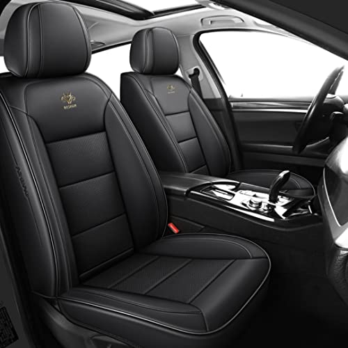 QIOZO Sitzbezüge Auto Autositzbezüge Universal Set für Audi Q2 Q3 Q4 Q5 Q7 Q8 Q9 S1 e-tron Auto Zubehör/schwarz
