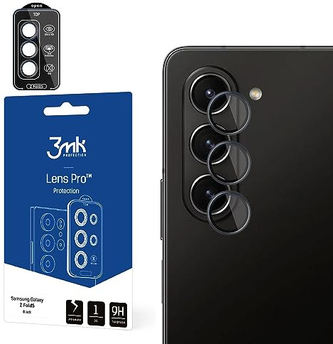 Hartglas für Samsung Galaxy Z Fold 5-3mk Lens Protection Pro Black