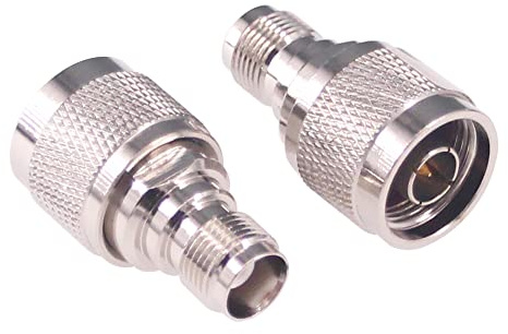 RFaha 2pcs N Type Male to TNC Female RF Coaxial Coax Adapter N to TNC Connector(F151-2)