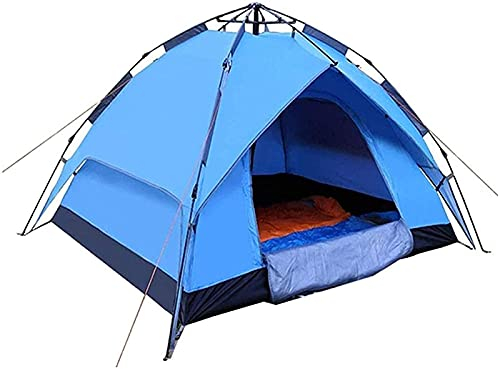 RajoNN Campingzelt Zelt, Camping-Familienzelt, geeignet für Trekking und Bergreisen. Farbe: Blau