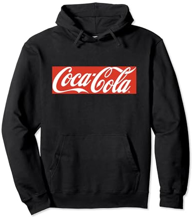 Coca Cola Block Logo Pullover Hoodie