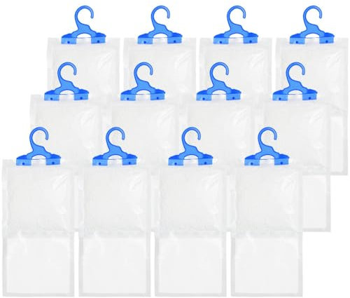 RAM ONLINE Armo® Hanging Interior Wardrobe Cupboard Clothes Dehumidifier 230g Each Bag Wardrobe Damp Mould Mildew & Condensation Home, Kitchen, Garage, Caravan Dehumidifier (12)