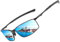 LEDING&BEST Polarisierte Pilotenbrille Sonnenbrille Herren Damen Freien Leichtgewicht Metallrahmen Angeln Golf Fahren Stilvoll Retro Flieger brille Cat 3 CE