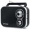 Bmi Radio Portable Muse M-051-R - Coloris Noir - Antenne FM pivotante - Volume Marche/Arrêt réglage Rotatif - Poignée de Transport