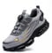 GemChve Scarpe Antinfortunistiche Uomo Donna Leggere Traspiranti Sneakers Antiscivolo Scarpe Sicurezza con Punta in Acciaio Regolazione Rapida dei Lacci Grey 39 EU
