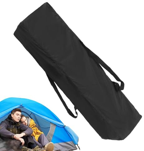 Tonnelle Pliante 3x6 avec Sac De Rangement Noir 210D, Deux Sangles De Transport pour Tente À Auvent, Pavillon, Stockage pour Camping en Plein Air