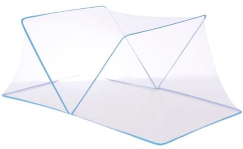 Zanzariera Da Letto Richiudibile Letto Singolo Anti Zanzare Insetti Campeggio(A,190x100x80cm)
