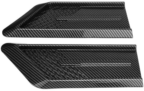 Auto Heckflügel Für Benz W204 W205 W212 W213 W253 W211 W118 W116 W176 W177 W202 Auto Air Vent Aufkleber Seite Kotflügel Aufkleber Trim Auto Spoiler Wing(Carbon Fiber Look)