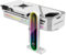 Height Adjustable RGB GPU Support with Integrated Temperature Display, 3PIN 5V PC Graphics Card Stand Holder, Anti Sag Bracket & Magnetic Base