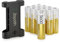 12 Piles AA Rechargeables au Lithium-ION,1,5V 3600 mWh Haute Capacité Rechargeable AA Batterie, jusqu'à 2000+ Cycles