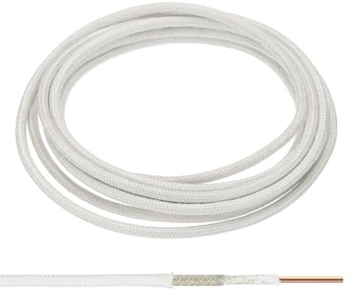 PATIKIL 9.8Ft 13AWG High Temperature Wire, -76-932 Degrees Fahrenheit Mica Glass Fiber Solid Electric Wire Insulated Heat Resistant Electronical Single Stranded Cable for Boiler Heater