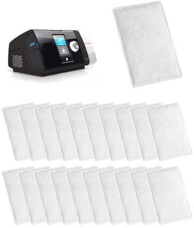 KEMUZ 20 Stück Premium CPAP Filter für ResMed AirSense 10/11, AirCurve 10, S9 & Löwenstein Prisma Smart – Feinstaubschutz, Pollenfilter, Hygienische Einwegfilter für Schlafapnoe-Geräte
