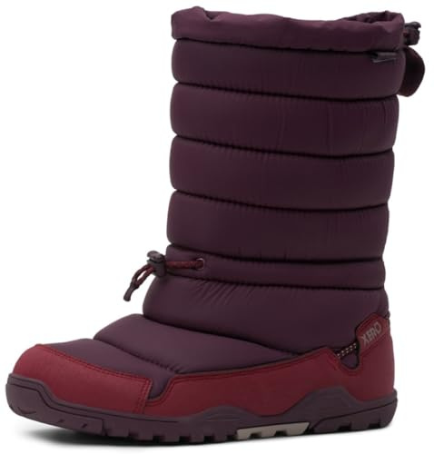 Xero Shoes Women's Alpine Barefoot Pull-On Snow Boots, Fig, 7.5