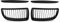 sourcing map Vordere obere Haube Stoßstange Kühlergrill Grill für BMW 325i E90 E91 2005-2008 Front Links Rechts Obere Stoßstange Nierengrill Grill Signal Lamelle Matt Schwarz Paar