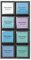 Rico Design 3200711 Stempelkissen, Kunststoff, Aqua Mix, Klein