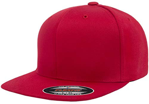 Flexfit Herren Pro-Baseball on Field Hut, rot, L/XL